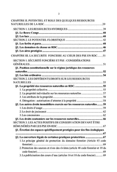 Application des paiements des services environnementaux en RD Congo