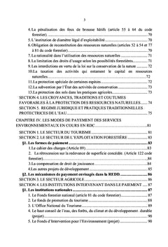 Application des paiements des services environnementaux en RD Congo