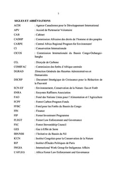 Application des paiements des services environnementaux en RD Congo