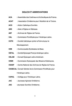 Le Comité épiscopal France - Amérique Latine (CeFAL) : 1961 - 1979