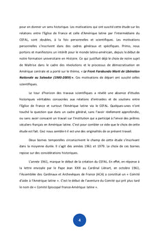 Le Comité épiscopal France - Amérique Latine (CeFAL) : 1961 - 1979