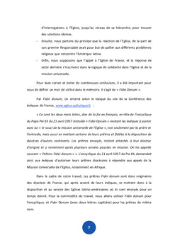 Le Comité épiscopal France - Amérique Latine (CeFAL) : 1961 - 1979