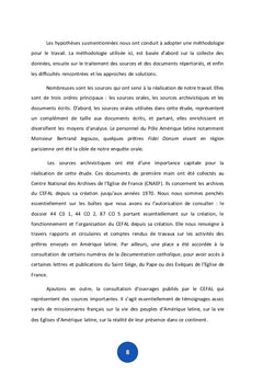 Le Comité épiscopal France - Amérique Latine (CeFAL) : 1961 - 1979