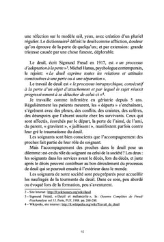 Tout proche dans le deuil, le soin de l'endeuille