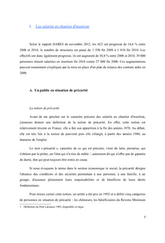 L'accompagnement et le problème d'alcool en chantier d'insertion