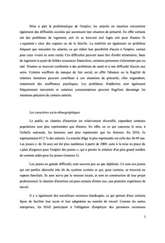 L'accompagnement et le problème d'alcool en chantier d'insertion