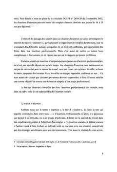 L'accompagnement et le problème d'alcool en chantier d'insertion