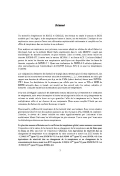 Analyse de quelques benchmarks experimentaux à eau légère