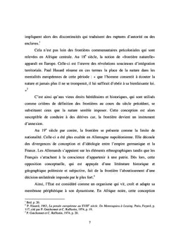 Frontière entre le Cameroun et le Tchad en Afrique centrale