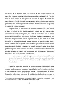 Frontière entre le Cameroun et le Tchad en Afrique centrale