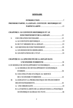 La société nationale de financement en côte d'ivoire de 1963 à 1980