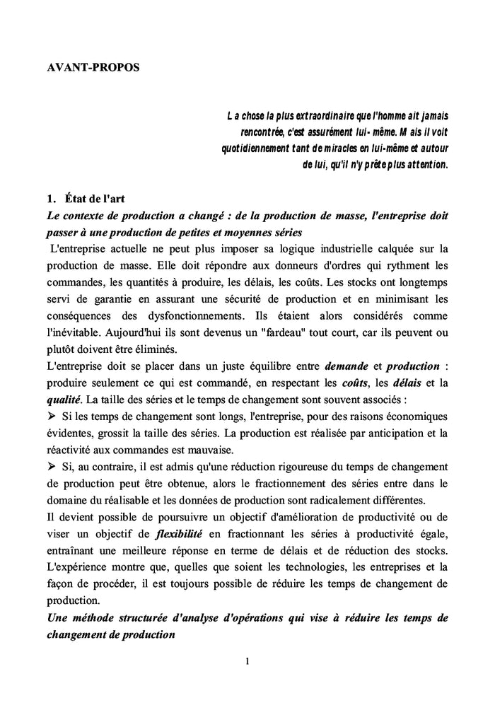 Les systèmes de production automatisés