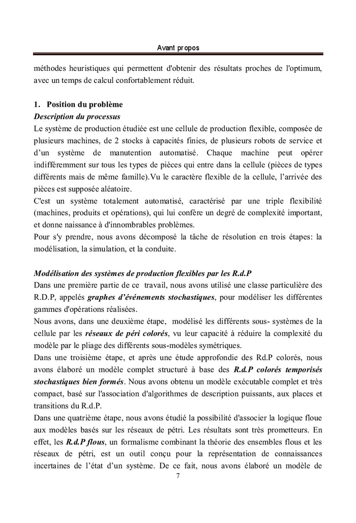 Les systèmes de production automatisés