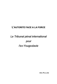 L'autorité face à la force