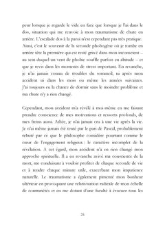 Entre la vie et le vide