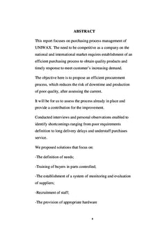 L'optimisation du processus achats dans une entreprise industrielle