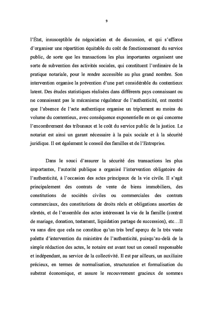 Le notariat sénégalais: réglementation et pratique notariale