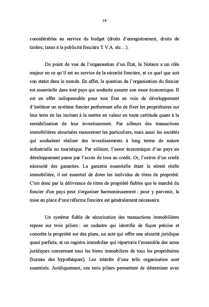 Le notariat sénégalais: réglementation et pratique notariale