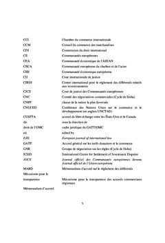 L'articulation entre l'OMC et les accords commerciaux régionaux