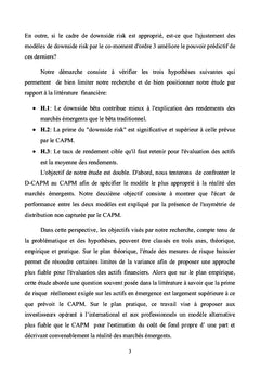 Gestion du "downside risk" sur les marchés financiers