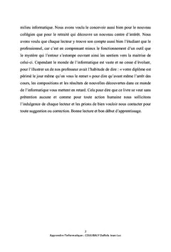 Apprendre l'informatique