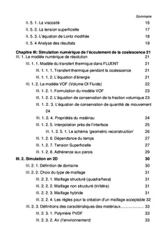 La coalescence des grains de polymère