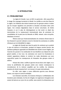 Les groupes armés et l'impact sur la sécurité dans les Grands-lacs