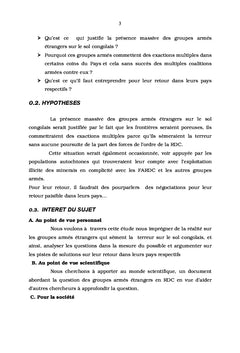 Les groupes armés et l'impact sur la sécurité dans les Grands-lacs