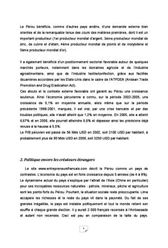 Création d'une entreprise d'export d'artisanat Péruvien