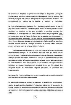 Création d'une entreprise d'export d'artisanat Péruvien