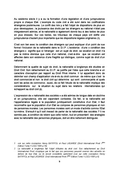 Le Statut des Sociétés Commerciales dans la vie Internationale