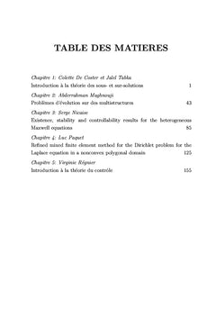 Introduction à quelques problèmes d'edp