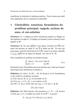 Introduction à quelques problèmes d'edp