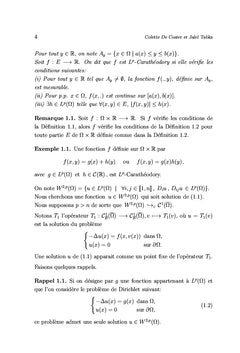 Introduction à quelques problèmes d'edp