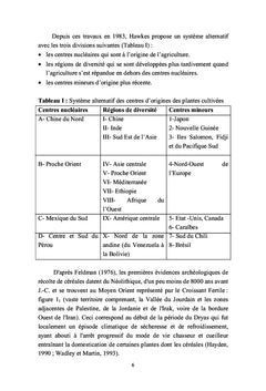 Diversité des génotypes d'orge et de blé tendre