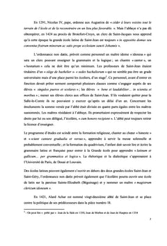 Histoire scolaire de Valenciennes à la fin du Moyen Âge