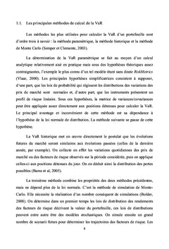 Gestion du risque de change en Tunisie: application de l'approche VaR