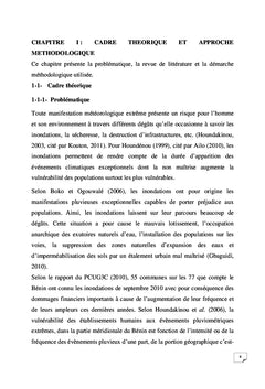 Effets socio-économiques des inondations