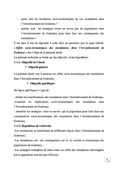Effets socio-économiques des inondations