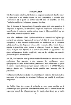 De la qualité des instruments de mesure des apprentissages scolaires