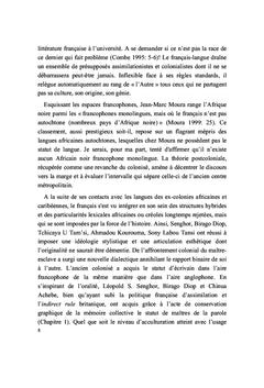 Ecritures en situation postcoloniale: Francophonies périphériques