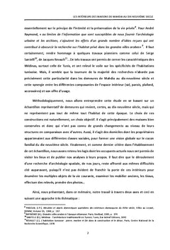 Les intérieurs des maisons de Mahdia au dix-neuvième siècle