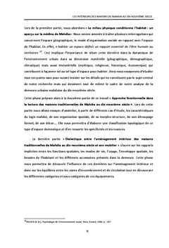 Les intérieurs des maisons de Mahdia au dix-neuvième siècle
