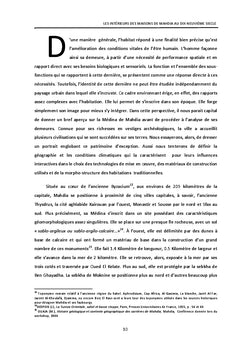 Les intérieurs des maisons de Mahdia au dix-neuvième siècle
