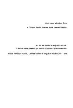 L'écriture de l'exil