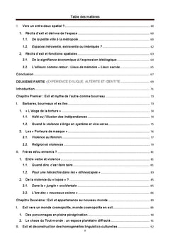 L'écriture de l'exil
