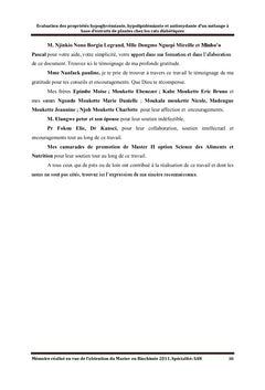 Evaluation des proprietes antidiabétique d'un melange de plantes