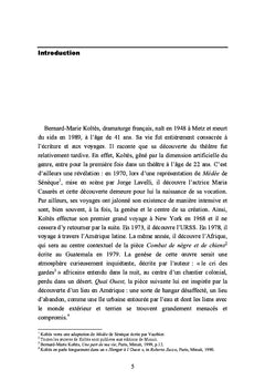 Bernard-marie koltès : un théâtre du paradoxe