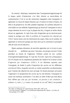 Interactivité langagière et acquisition des langues secondes