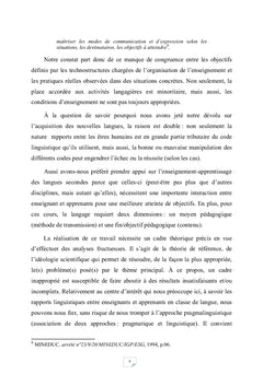 Interactivité langagière et acquisition des langues secondes